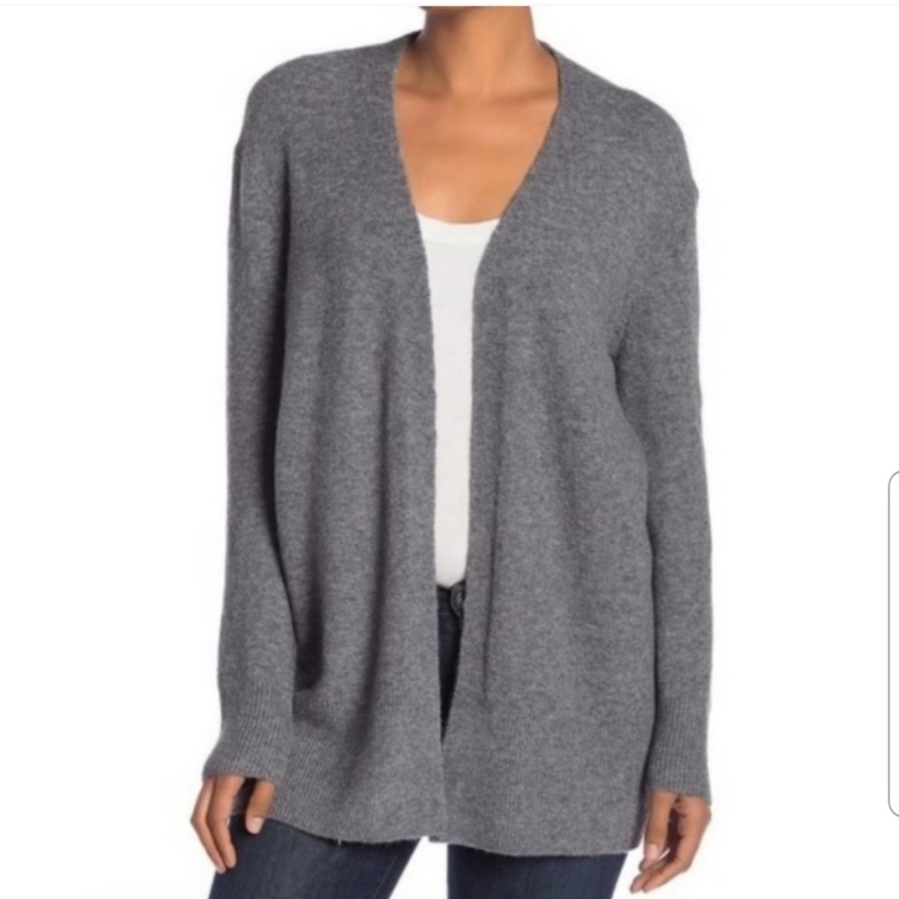 Madewell Women’s Open Front Cozy Walker Cardigan Sweater Gray Size XS